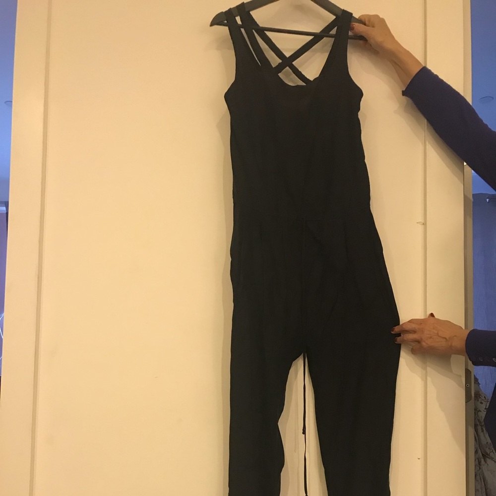 Long black jumpsuit
